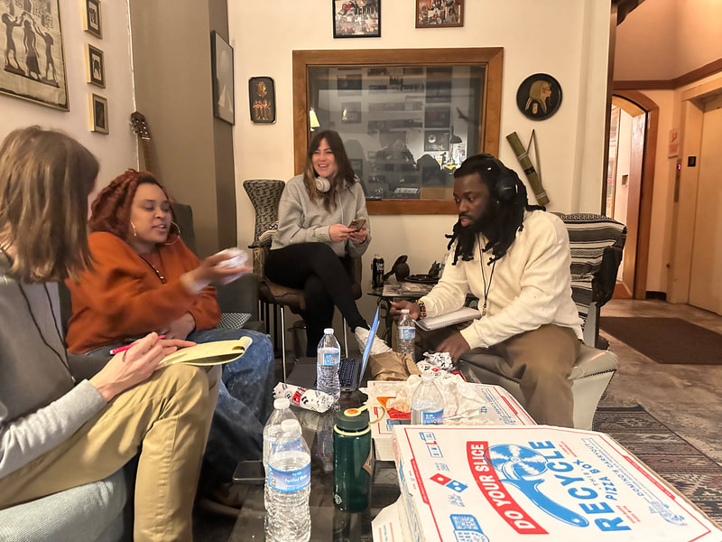 Recording studio setup