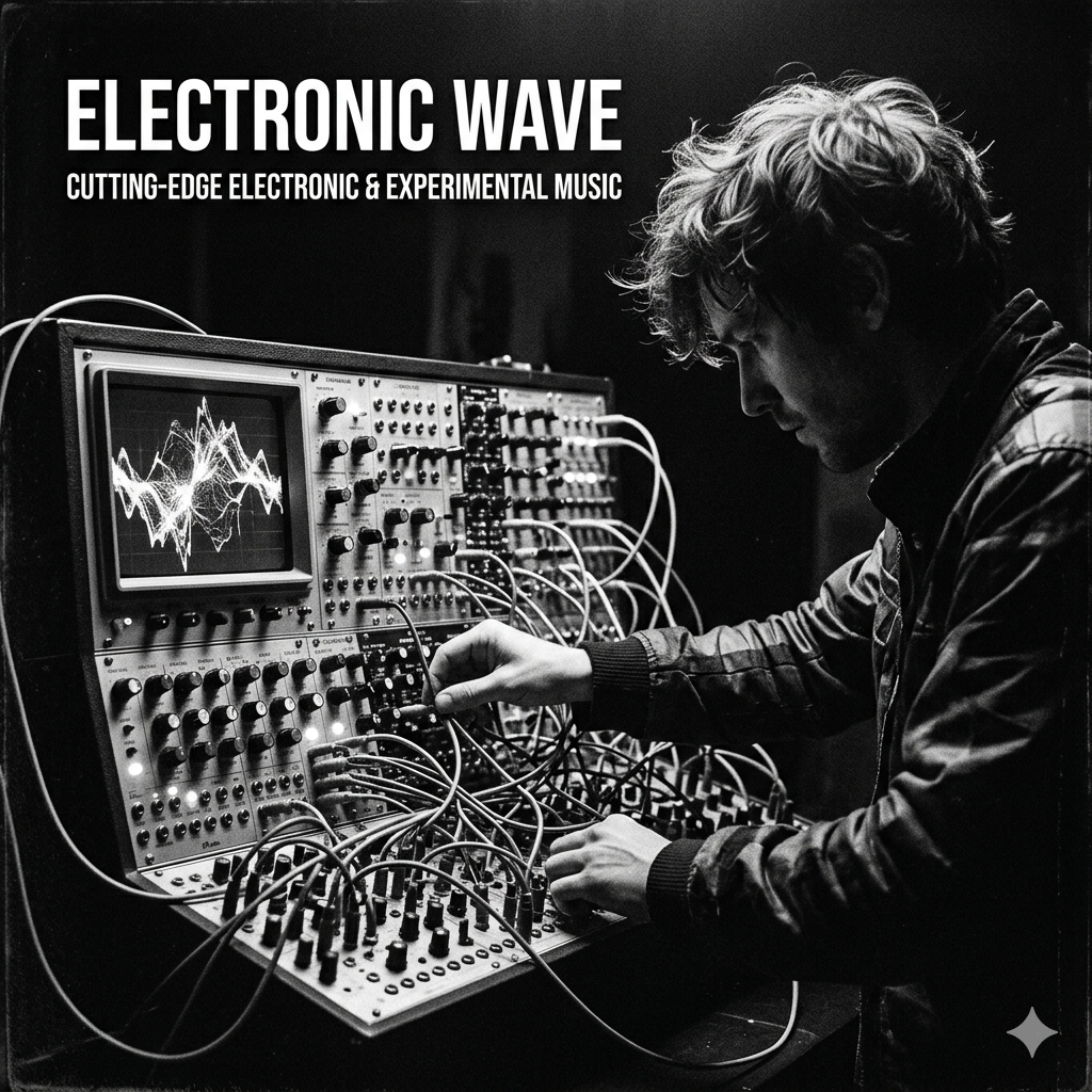 Electronic Wave Artwork