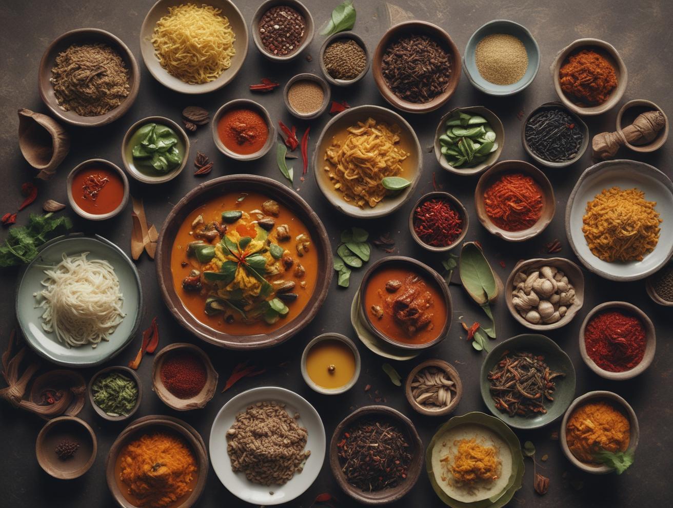 Indian cuisine, Tainan, spices, vibrant dishes, flavorful meals