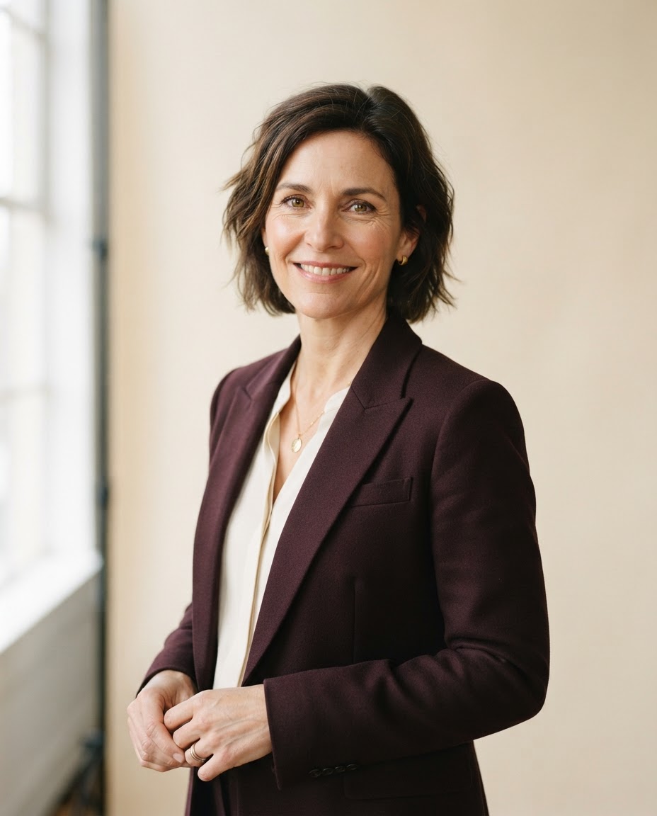 Editorial portrait of Eleanor Brooks, Founder & Chief Executive Officer