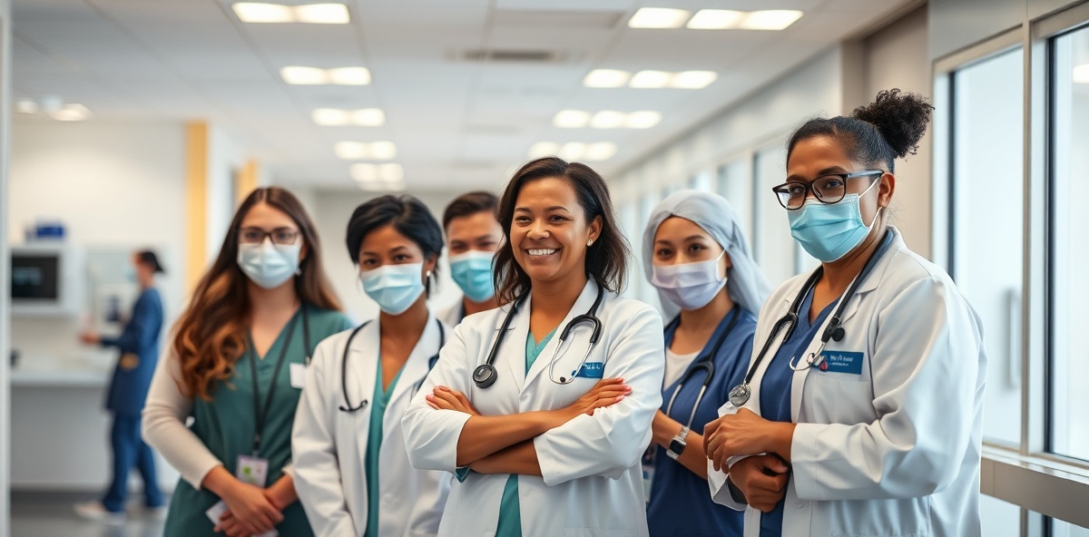 Healthcare professionals providing compassionate care