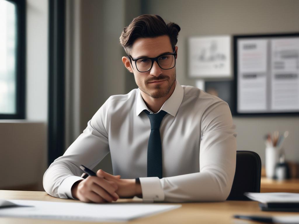 A close up shot of a recruitment specialist reviewing resumes