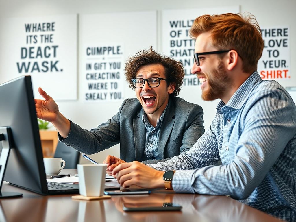 A close-up shot of a passionate individual engaged in a dynamic coaching session, showcasing enthusiasm and determination. They are seated at a stylish desk with motivational quotes in the background, emphasizing an inspiring atmosphere, shot with a 45mm f/1.2 lens style.