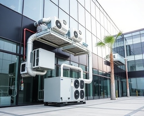 Commercial building HVAC