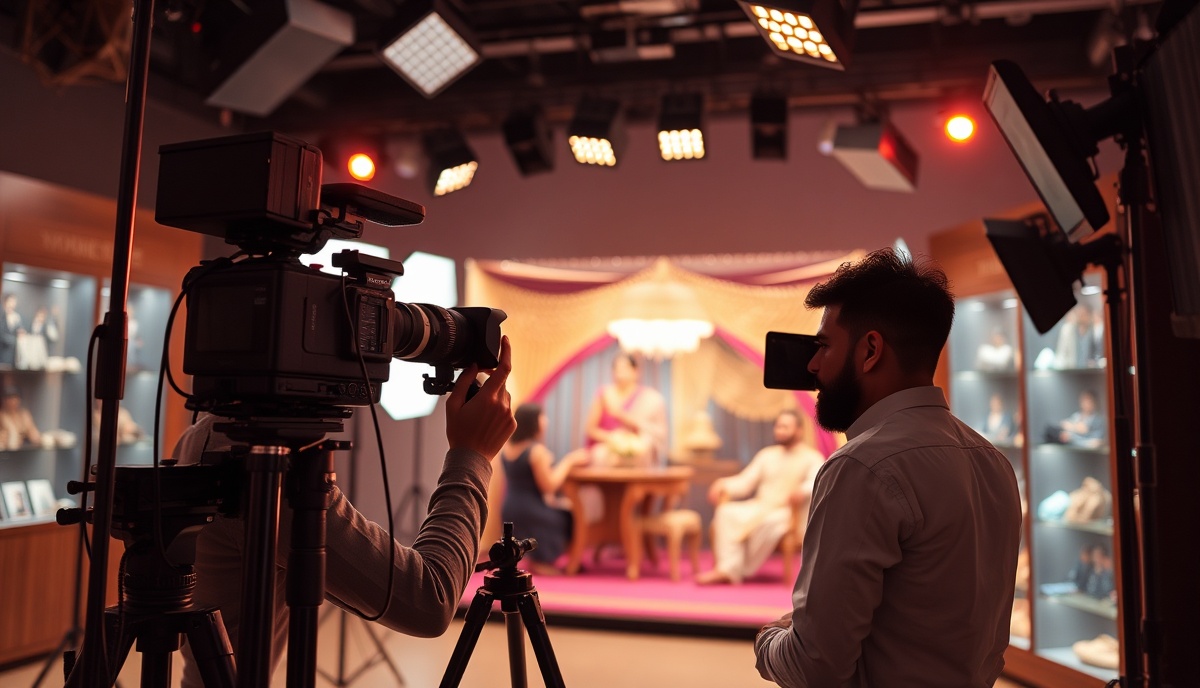 Professional photography setup