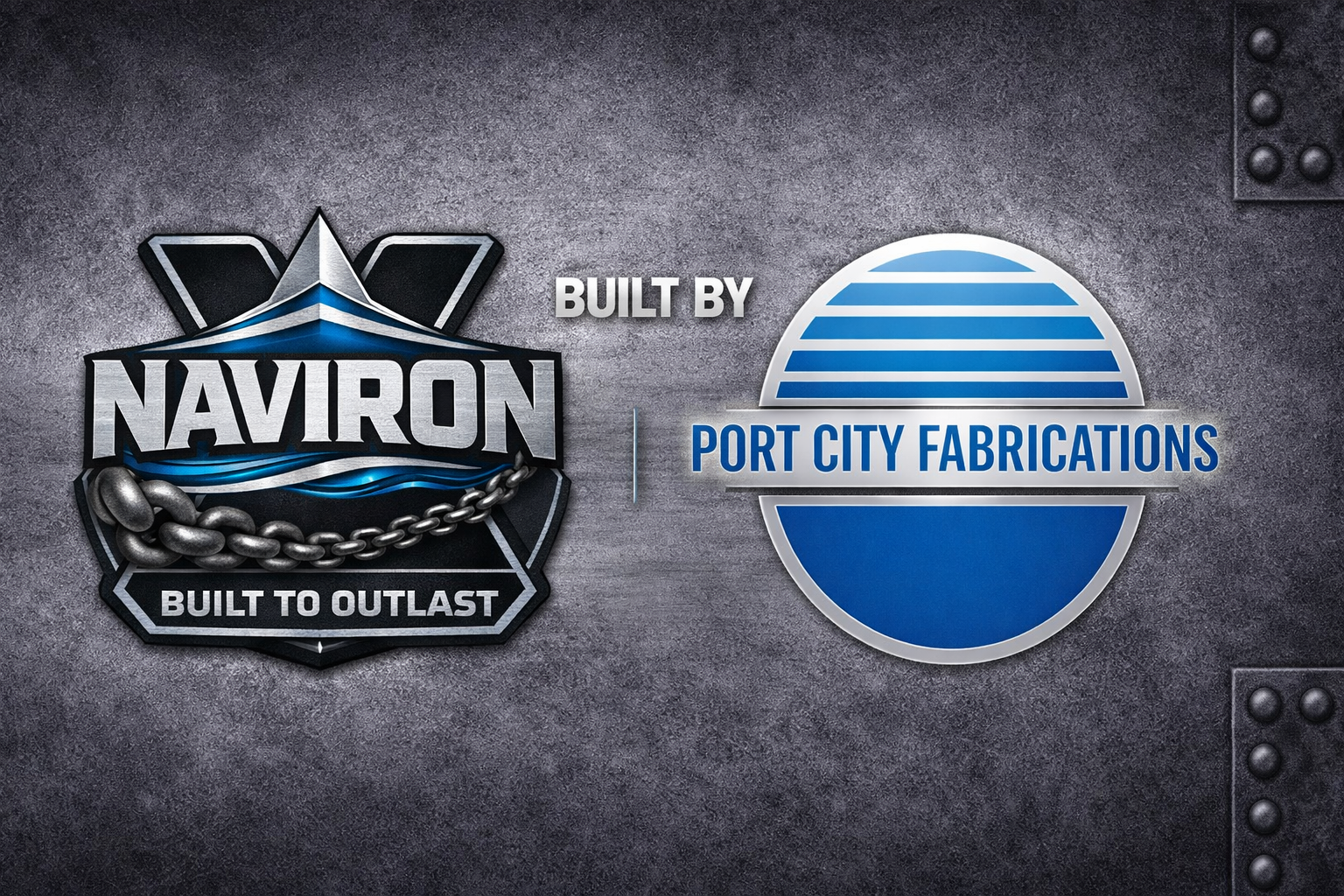 Custom aluminium plate boat on water