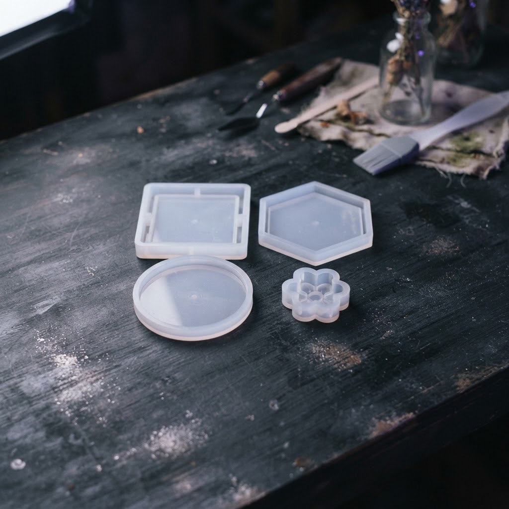 Silicone molds for resin crafting