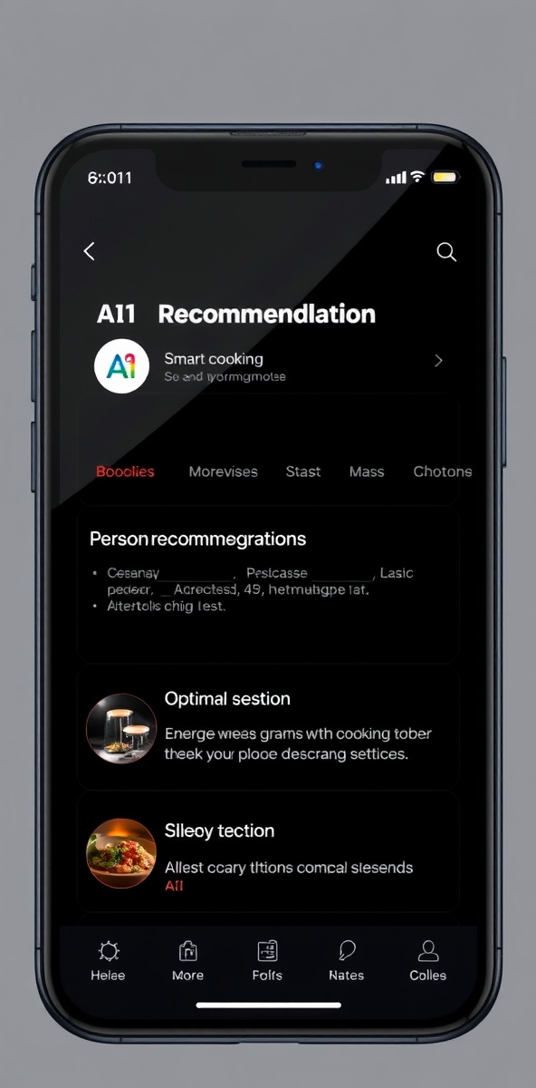 AI Recommendations Screen