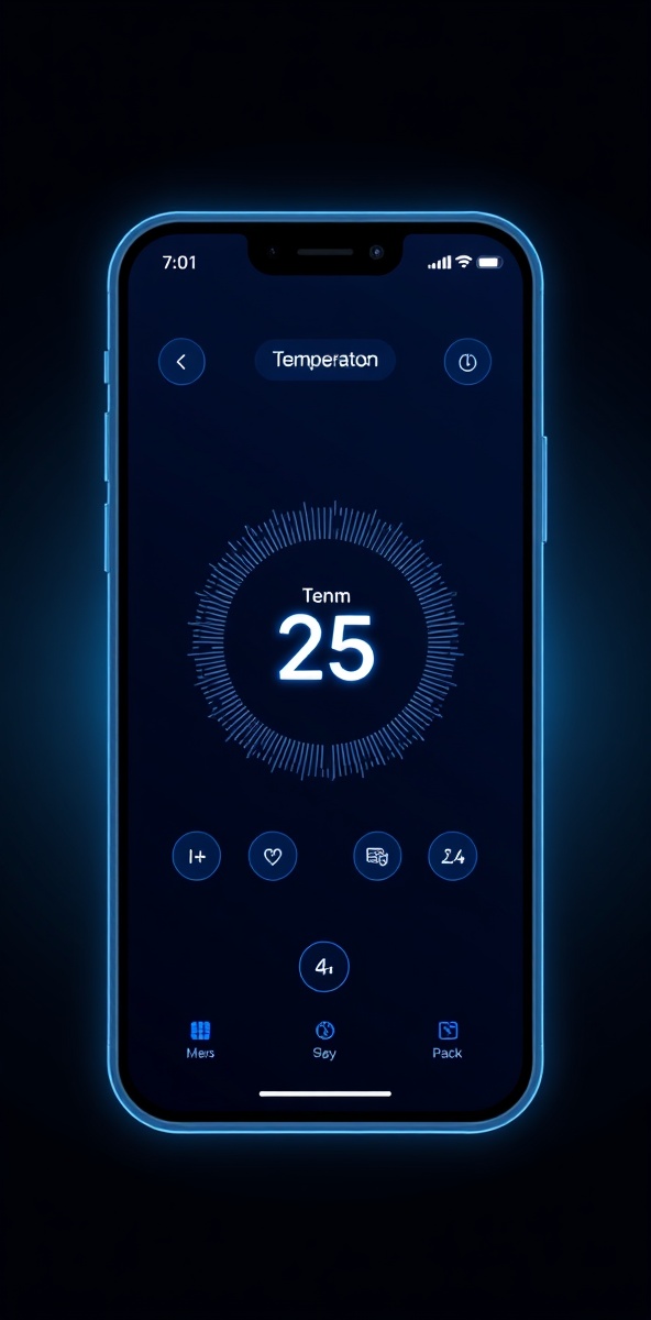 Temperature Control Screen