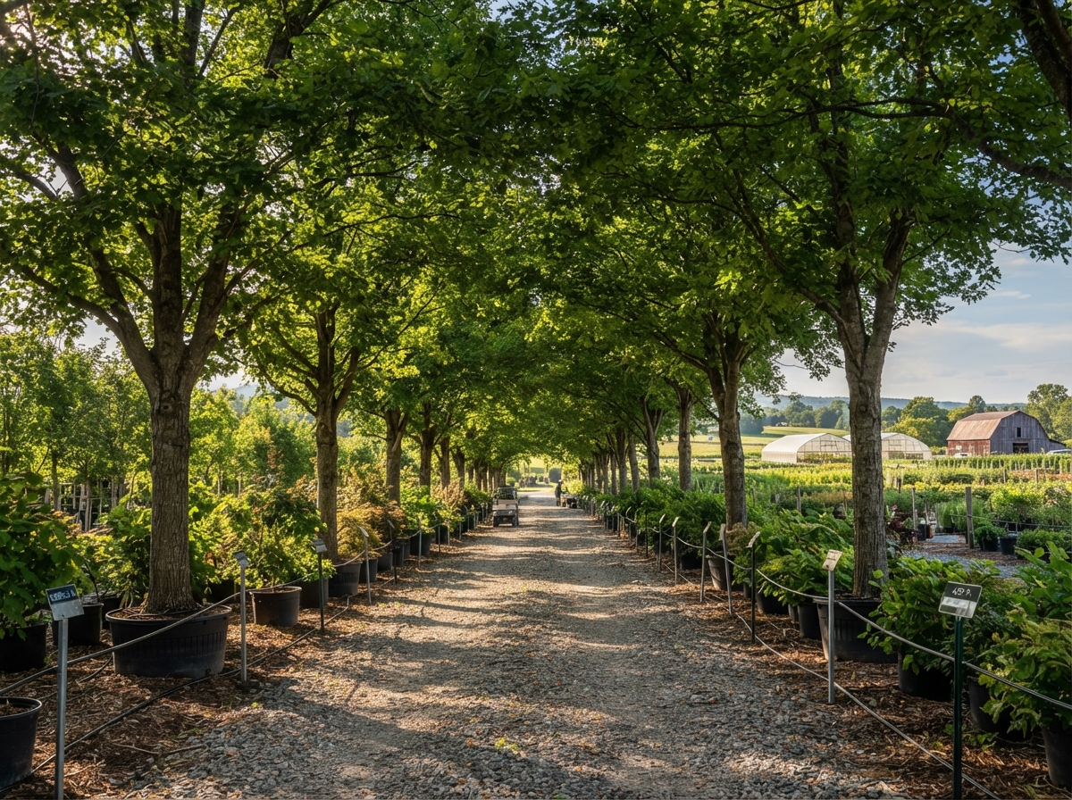 Mature shade and ornamental trees