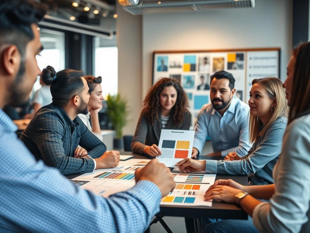 A close up shot of a branding workshop in progress,