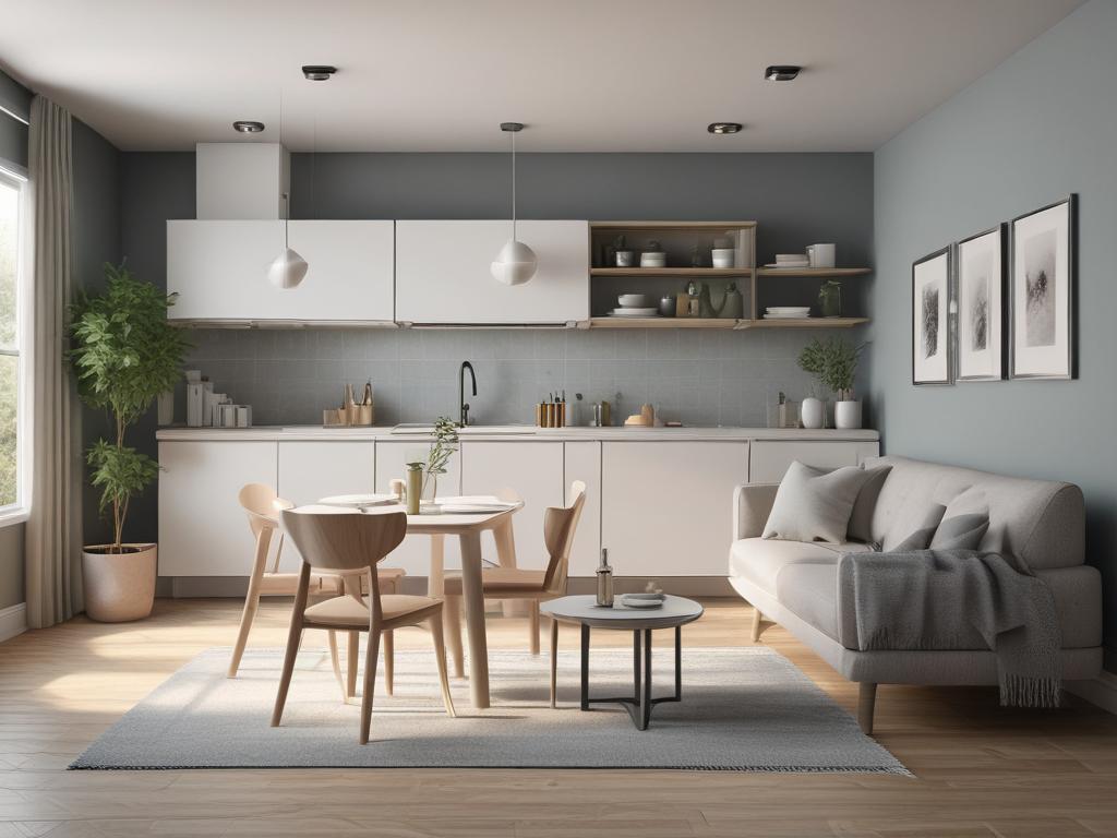 Granny flat, compact living, modern design, comfortable space, investment property