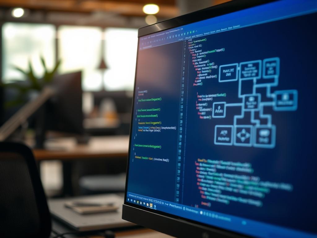 A close up shot of a computer screen displaying an