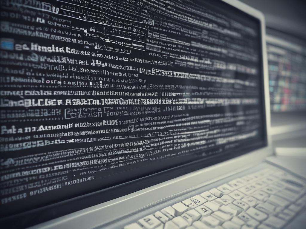 A close up shot of a computer screen displaying a