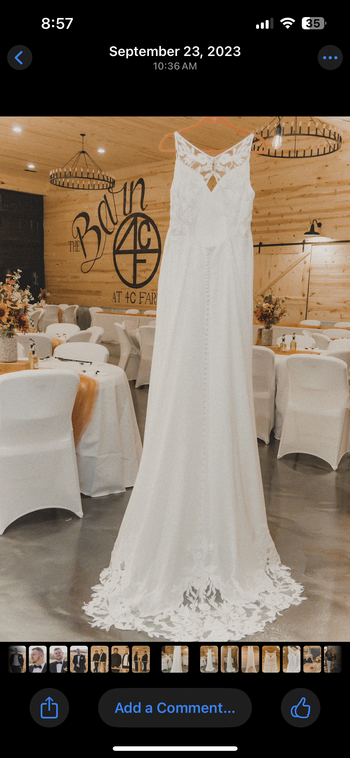 Wedding moment
