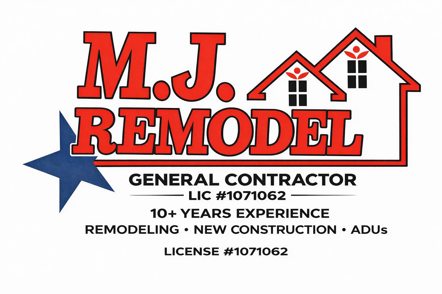 MJ Remodel Logo