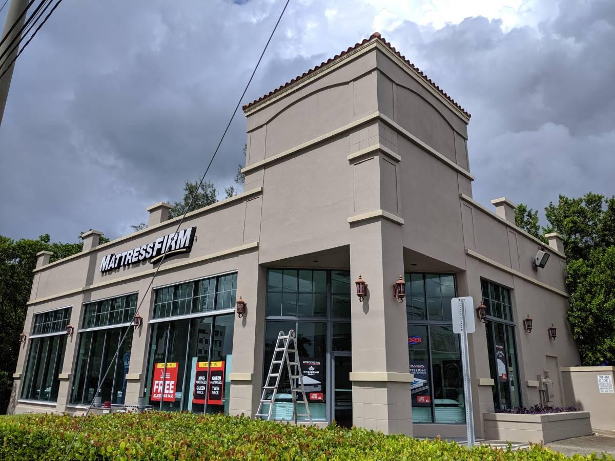 Professional commercial unit renovation showing fresh paint and modern fixtures