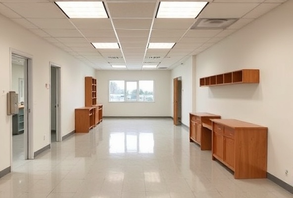 Commercial unit turnaround project ready for occupancy