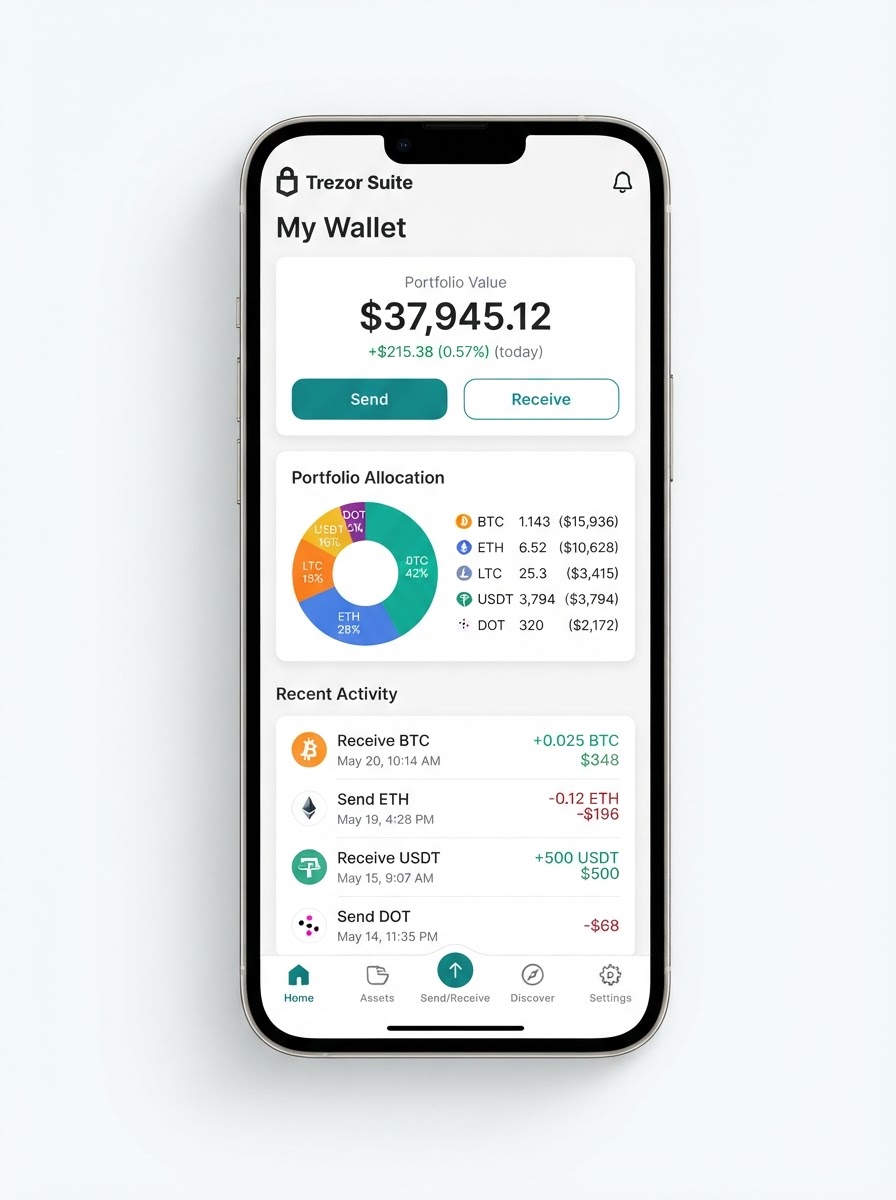 Mobile Wallet Interface