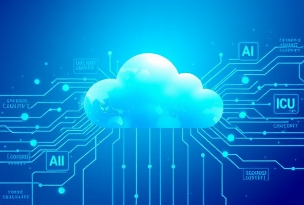 AI and cloud technology illustration