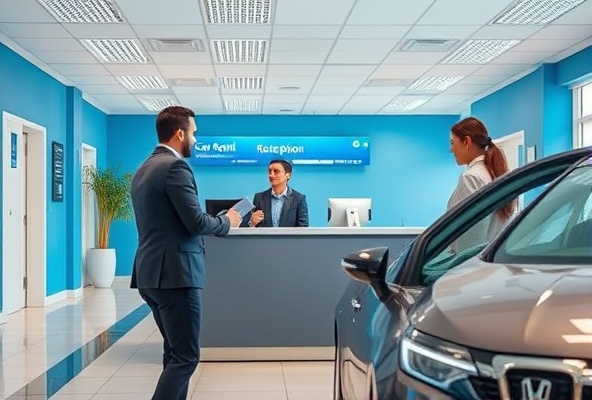Car rental office