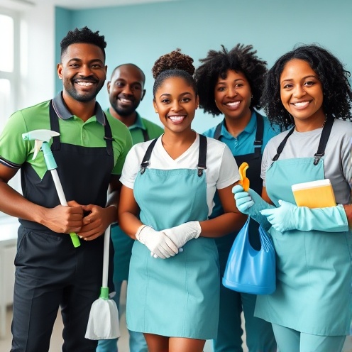 Professional Cleaning Team