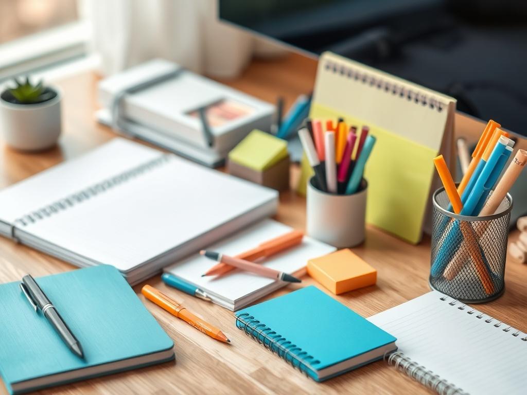 A close up shot of an Office Supply Starter Kit