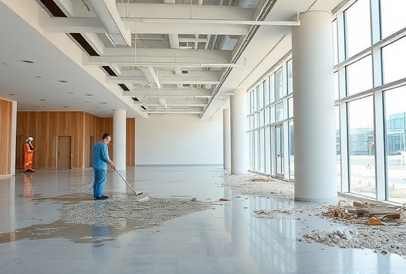 Professional post-construction cleaning services
