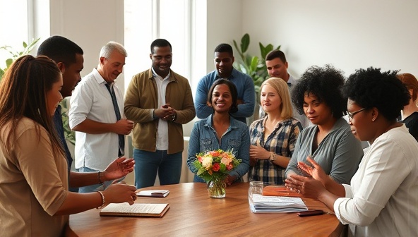 Ministry team working in community