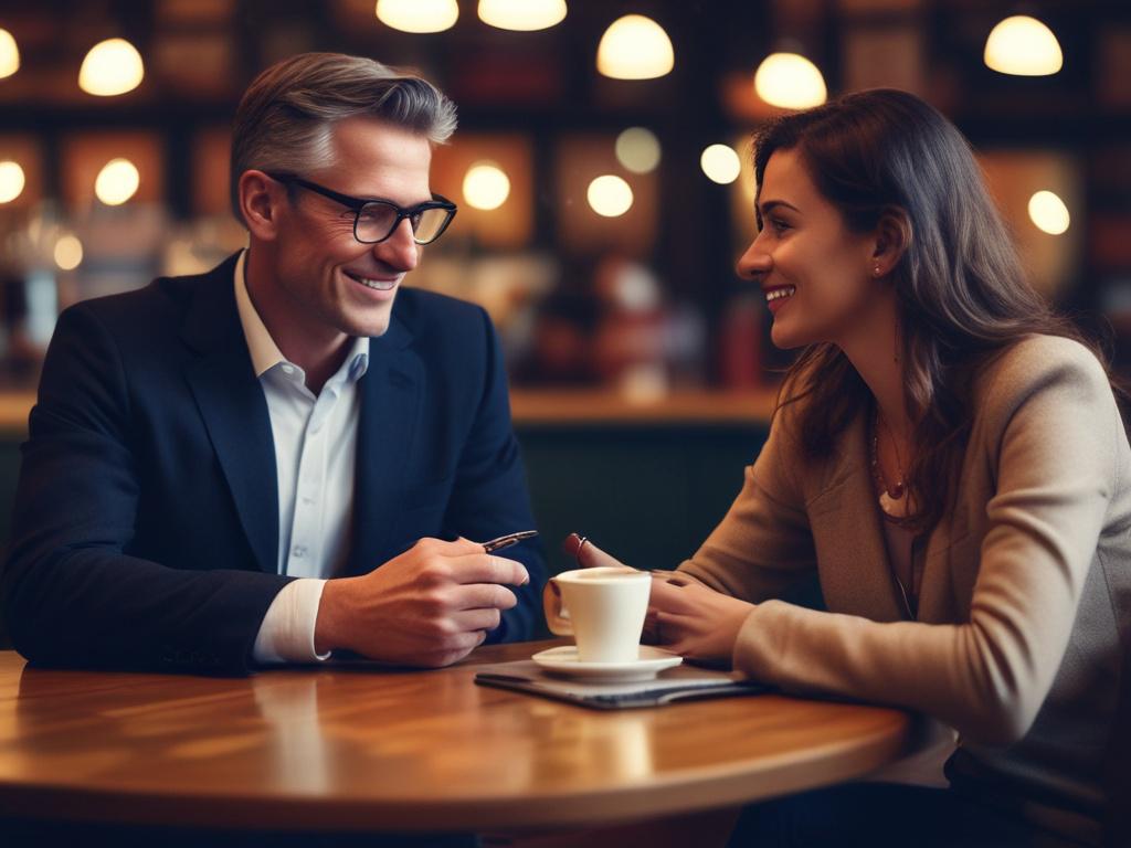 A close up shot of a financial advisor discussing investment