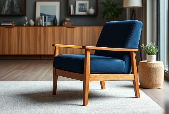 Article Ceni Armchair - Navy Blue