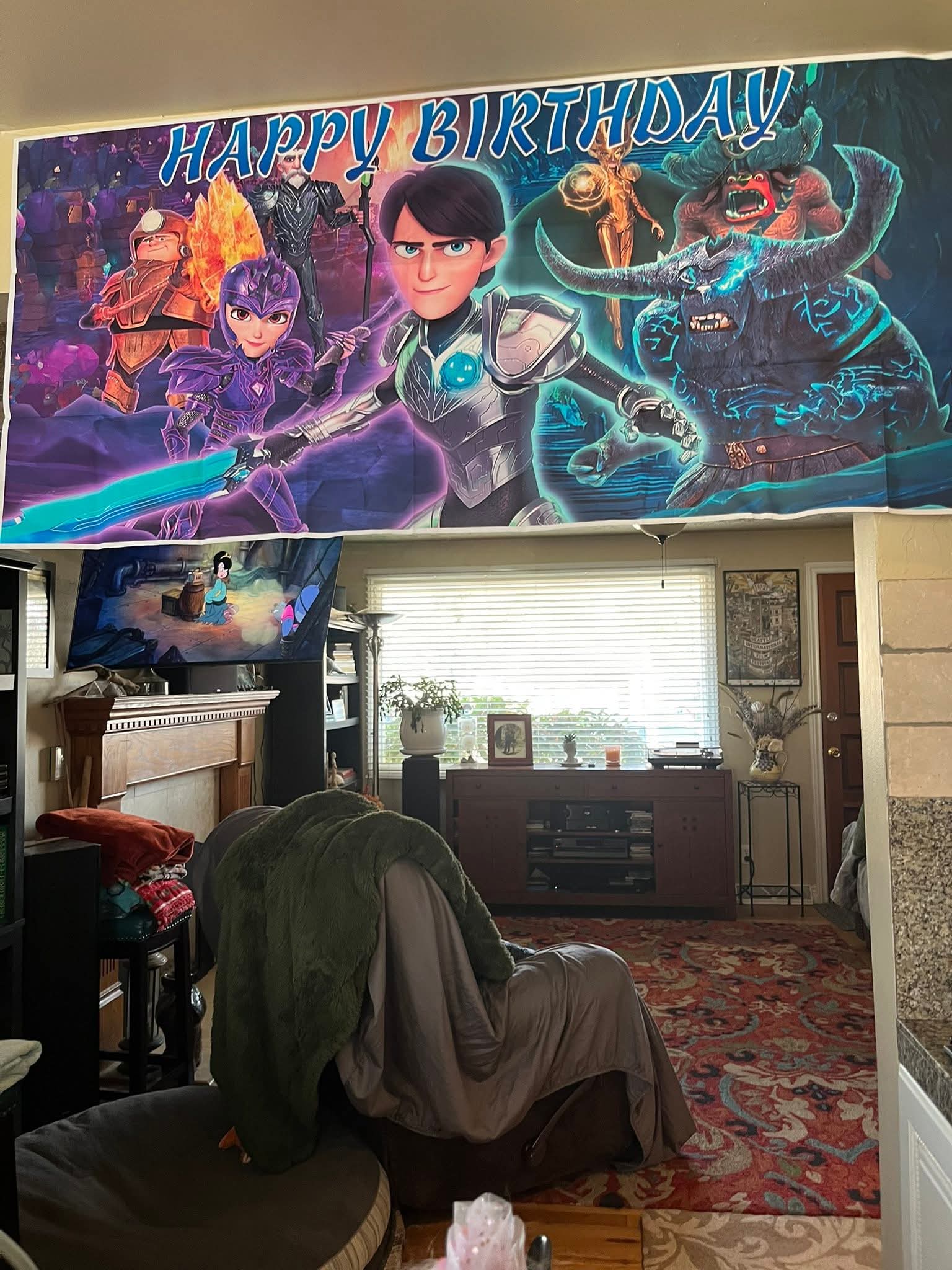 Another moment from birthday celebration