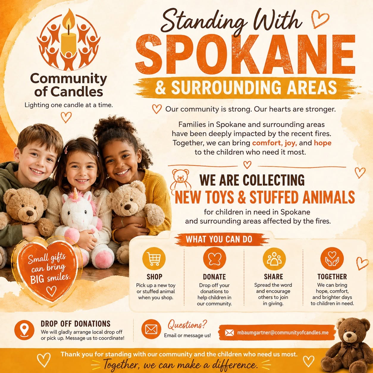 Community of Candles - Children celebrating together