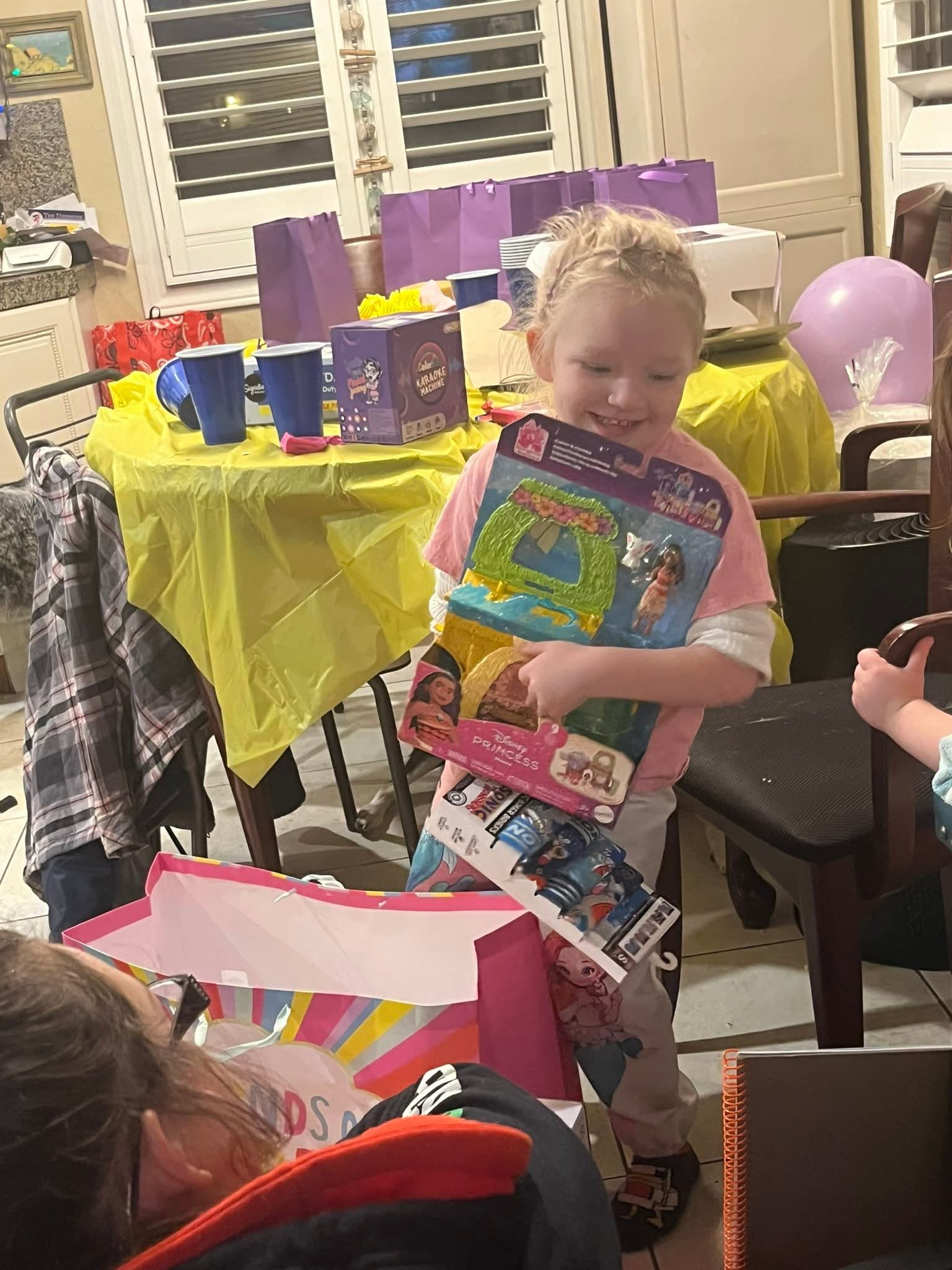 Another moment from birthday celebration