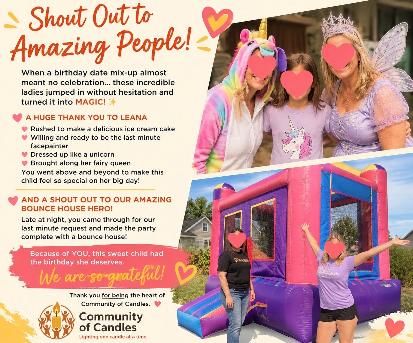 Thank you to our amazing volunteers