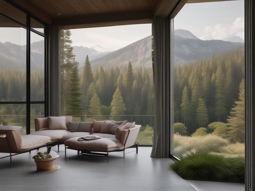 mountain home, luxury, serene, outdoor living