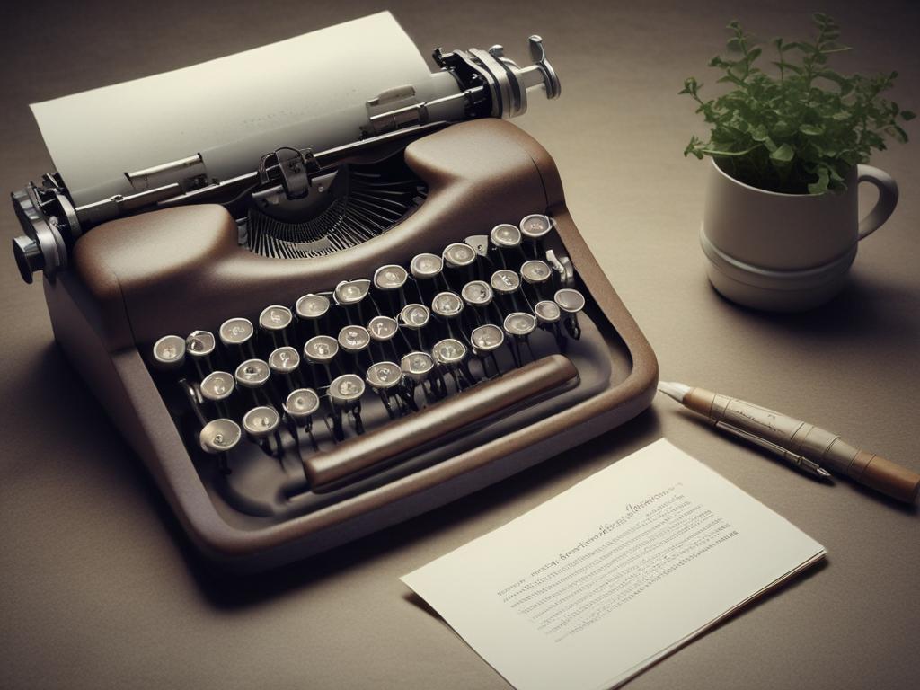 writing, storytelling, typewriter, creative process