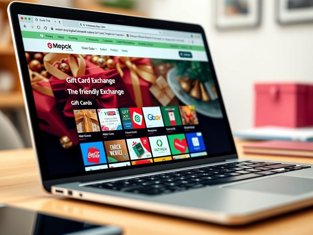 A close up shot of a laptop displaying a vibrant