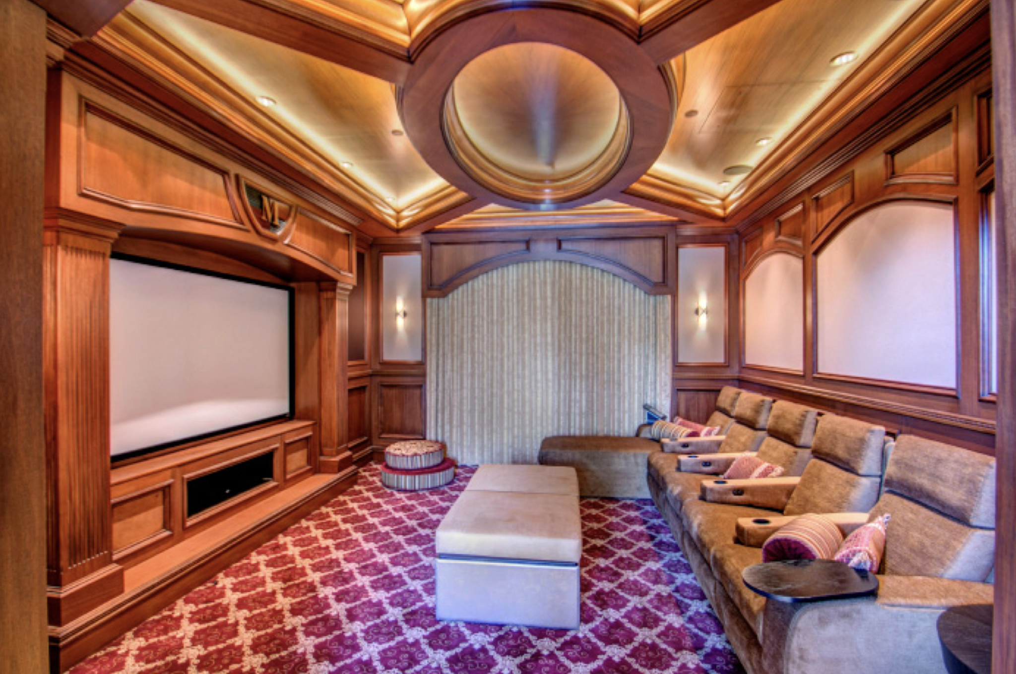 Luxurious private home theatre