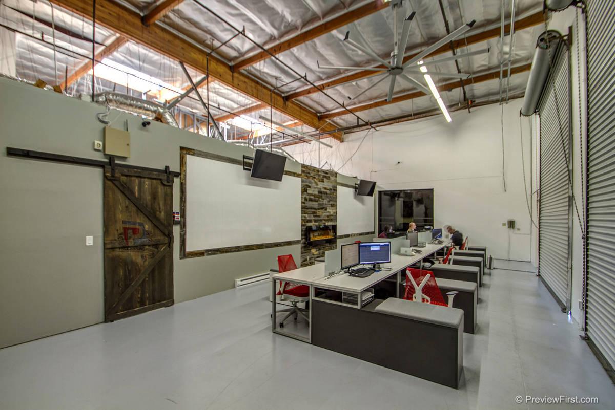 Office in a warehouse