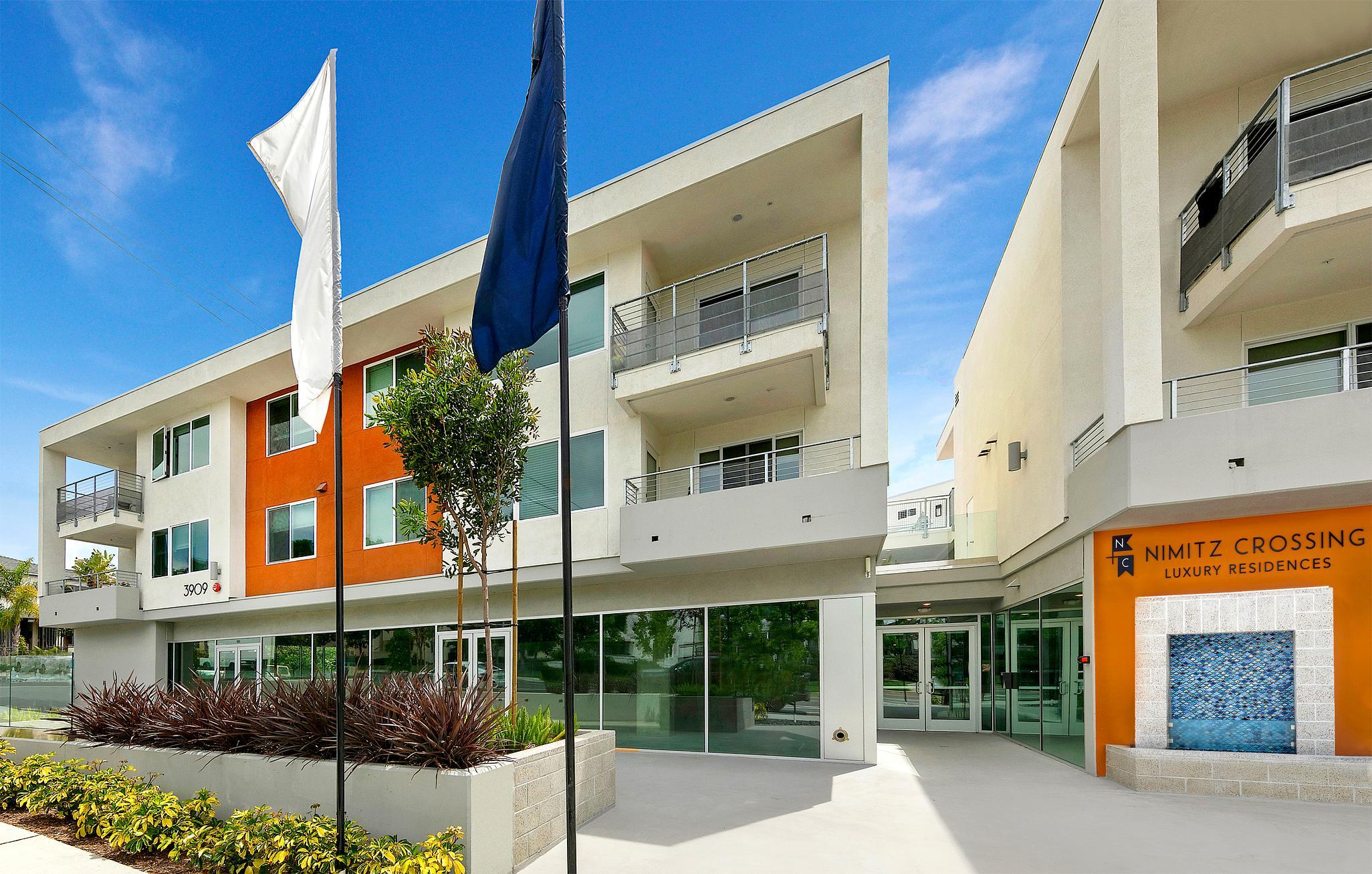 Exterior of Nimitz Crossing building