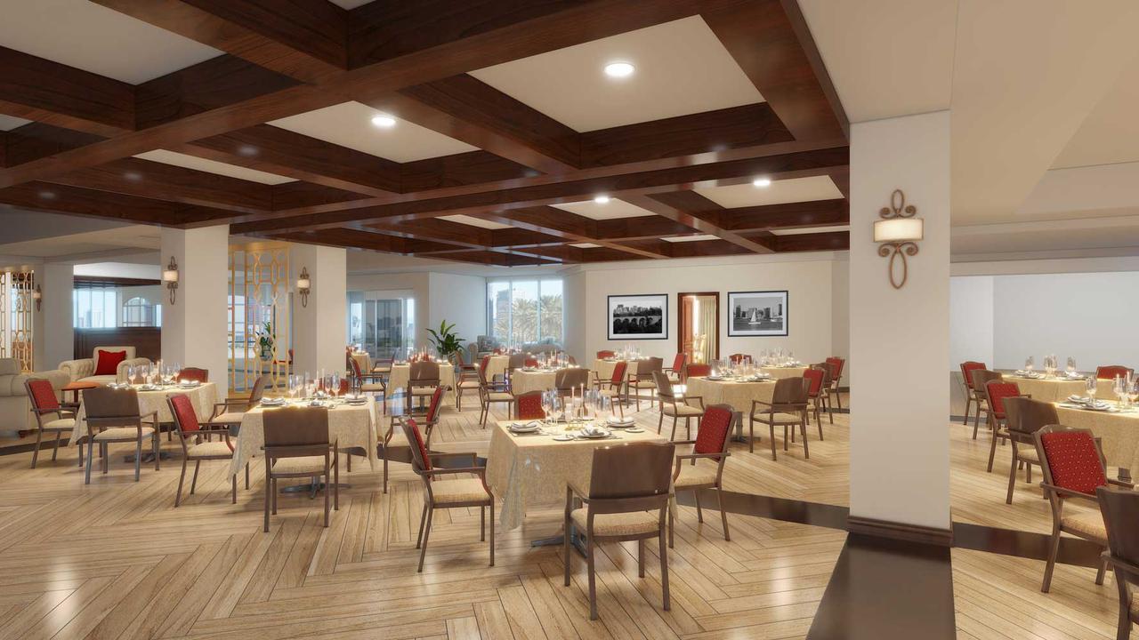 Senior living dining room