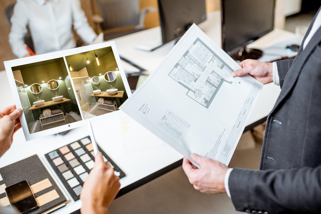 Blueprints of office design