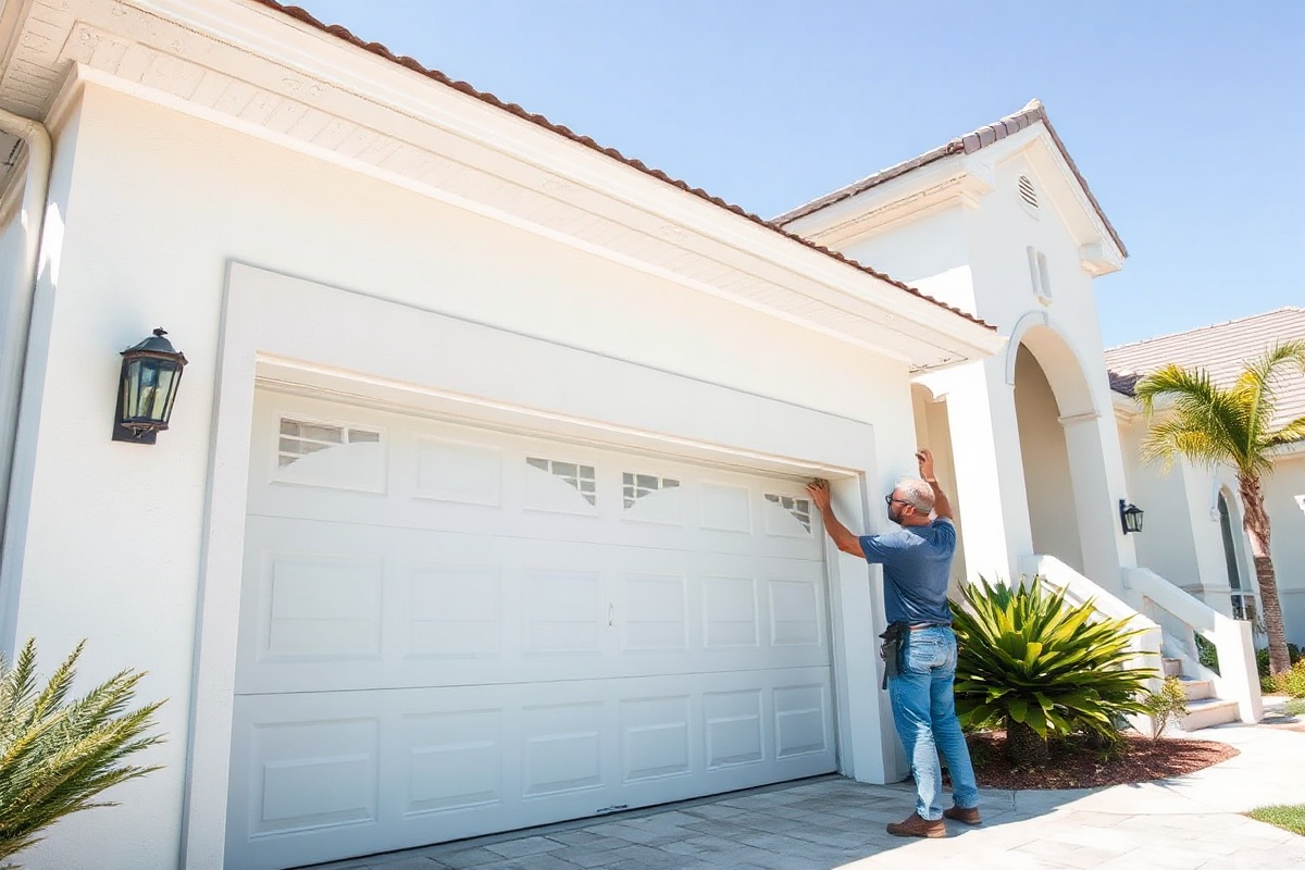 Garage door installation