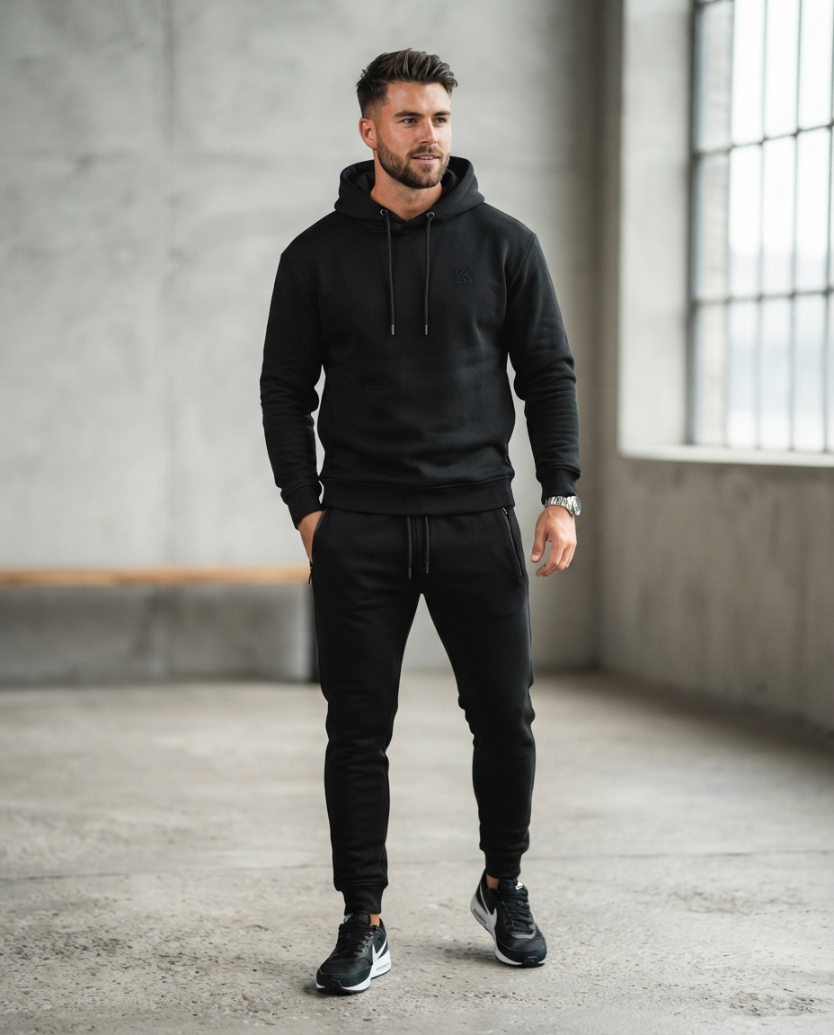 Black Jogger Set
