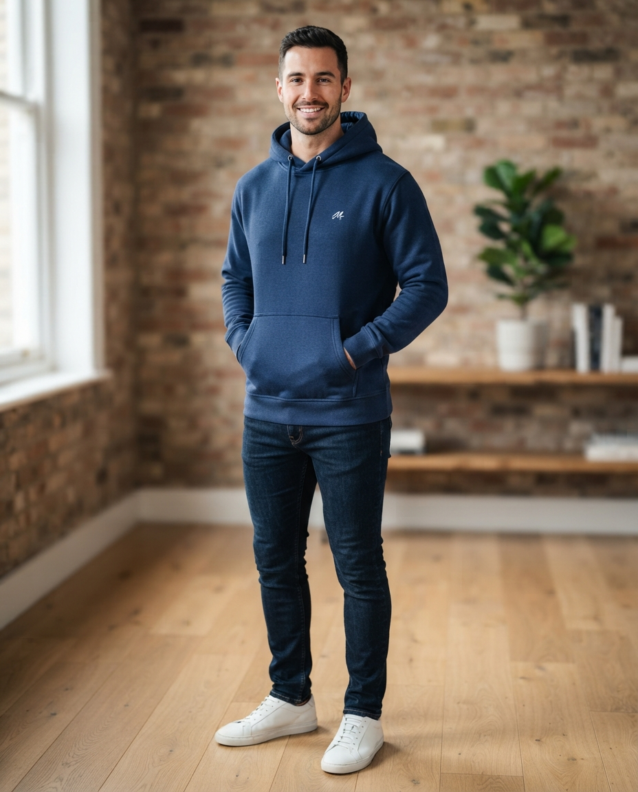 Navy Blue Hoodie