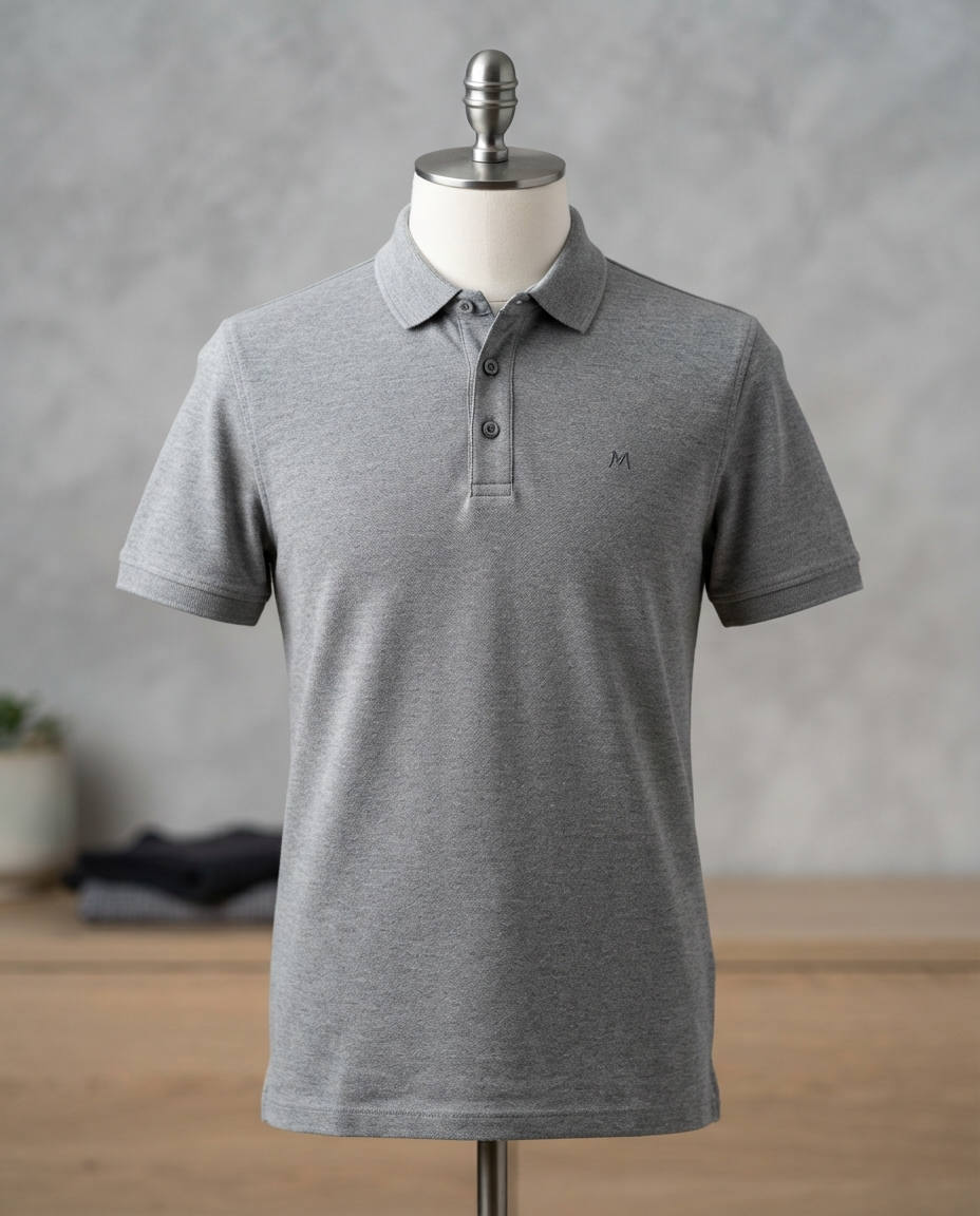 Grey Polo Shirt