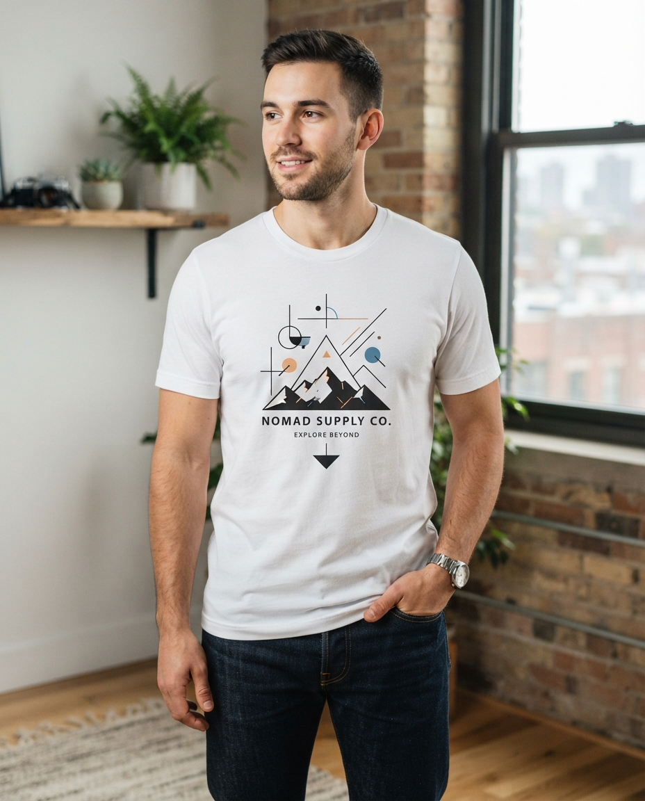 White Graphic T-Shirt
