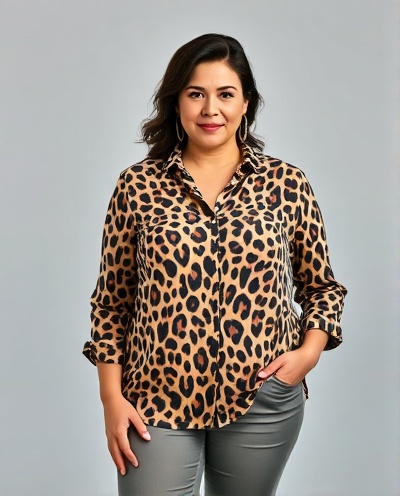 Leopard Print Blouse