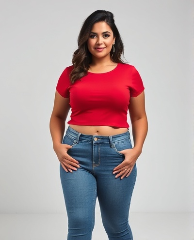 Red Crop Top